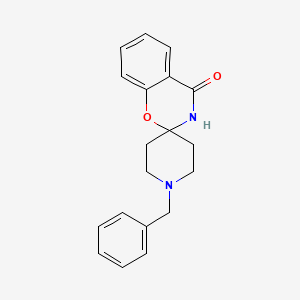 molecular formula C19H20N2O2 B2529778 1'-benzylspiro[1,3-benzoxazine-2,4'-piperidin]-4(3H)-one CAS No. 54906-22-8