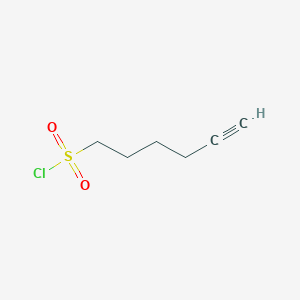 Hex-5-yne-1-sulfonyl chloride