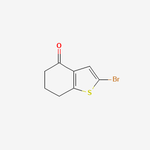 molecular formula C8H7BrOS B2529790 2-溴-6,7-二氢苯并[b]噻吩-4(5H)-酮 CAS No. 25074-25-3