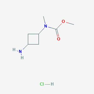 methyl N-(3-aminocyclobutyl)-N-methylcarbamate hydrochloride, Mixture of diastereomers