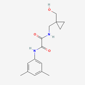 N1-(3,5-dimethylphenyl)-N2-((1-(hydroxymethyl)cyclopropyl)methyl)oxalamide