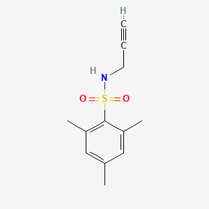molecular formula C12H15NO2S B2529895 丙-2-炔基((2,4,6-三甲苯基)磺酰)胺 CAS No. 321707-21-5