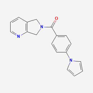 (4-(1H-pyrrol-1-yl)phenyl)(5H-pyrrolo[3,4-b]pyridin-6(7H)-yl)methanone