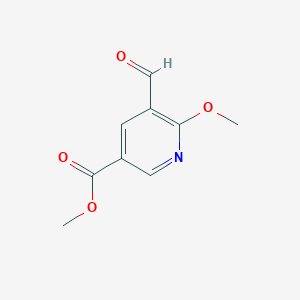 molecular formula C9H9NO4 B2529926 Methyl 5-formyl-6-methoxypyridine-3-carboxylate CAS No. 2248300-78-7