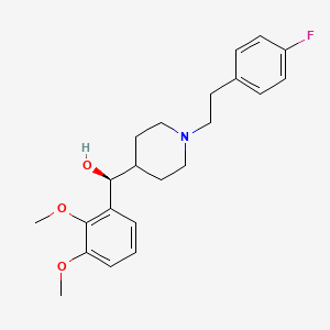 molecular formula C22H28FNO3 B2529940 (alphaS)-alpha-[1-(4-Fluorophenethyl)-4-piperidinyl]-2,3-dimethoxybenzyl alcohol CAS No. 175673-57-1