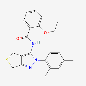 N-(2-(2,4-dimethylphenyl)-4,6-dihydro-2H-thieno[3,4-c]pyrazol-3-yl)-2-ethoxybenzamide