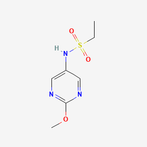 molecular formula C7H11N3O3S B2529983 N-(2-methoxypyrimidin-5-yl)ethanesulfonamide CAS No. 1858607-94-9