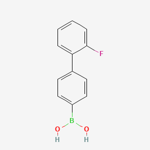 molecular formula C12H10BFO2 B2529991 （2'-氟-[1,1'-联苯]-4-基）硼酸 CAS No. 1383531-49-4