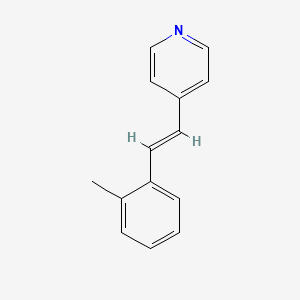 molecular formula C14H13N B2529994 4-[(E)-2-Methylstyryl]pyridine CAS No. 7370-31-2