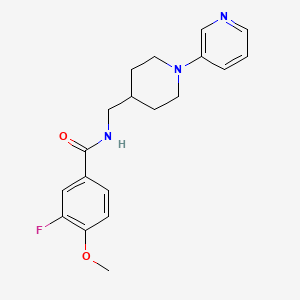 3-fluoro-4-methoxy-N-((1-(pyridin-3-yl)piperidin-4-yl)methyl)benzamide