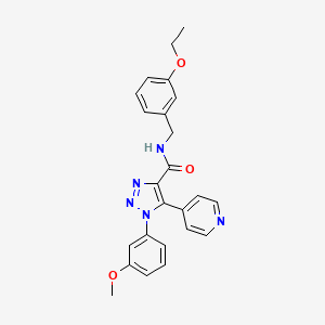 N-(3-ethoxybenzyl)-1-(3-methoxyphenyl)-5-(pyridin-4-yl)-1H-1,2,3-triazole-4-carboxamide
