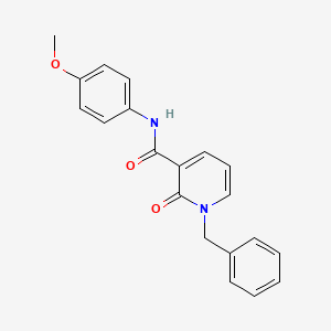 molecular formula C20H18N2O3 B2530020 1-benzyl-N-(4-methoxyphenyl)-2-oxo-1,2-dihydropyridine-3-carboxamide CAS No. 946245-29-0