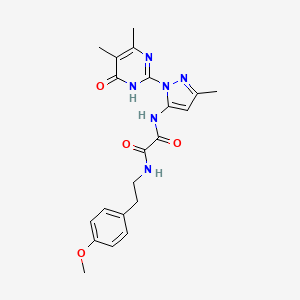 N1-(1-(4,5-dimethyl-6-oxo-1,6-dihydropyrimidin-2-yl)-3-methyl-1H-pyrazol-5-yl)-N2-(4-methoxyphenethyl)oxalamide