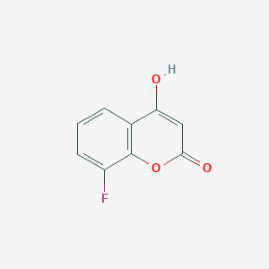 molecular formula C9H5FO3 B2530026 8-氟-4-羟基-2H-色烯-2-酮 CAS No. 128789-29-7