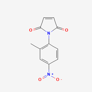 molecular formula C11H8N2O4 B2530075 1-(2-methyl-4-nitrophenyl)-1H-pyrrole-2,5-dione CAS No. 330202-53-4