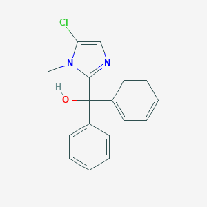 molecular formula C17H15ClN2O B253008 (5-chloro-1-methyl-1H-imidazol-2-yl)(diphenyl)methanol 