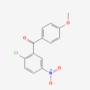 molecular formula C14H10ClNO4 B2530145 (2-Chloro-5-nitrophenyl)(4-methoxyphenyl)methanone CAS No. 70132-87-5