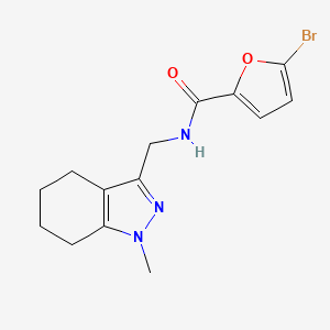 molecular formula C14H16BrN3O2 B2530154 5-bromo-N-((1-methyl-4,5,6,7-tetrahydro-1H-indazol-3-yl)methyl)furan-2-carboxamide CAS No. 1448134-93-7