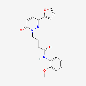 4-(3-(furan-2-yl)-6-oxopyridazin-1(6H)-yl)-N-(2-methoxyphenyl)butanamide