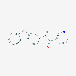 molecular formula C19H14N2O B253021 N-(9H-fluoren-2-yl)pyridine-3-carboxamide 