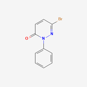 molecular formula C10H7BrN2O B2530213 6-Bromo-2-phenylpyridazin-3(2H)-one CAS No. 90766-98-6