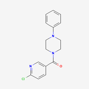 (6-Chloropyridin-3-yl)(4-phenylpiperazin-1-yl)methanone