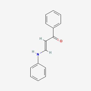 molecular formula C15H13NO B2530235 3-Anilino-1-phenyl-2-propen-1-one CAS No. 1215-50-5