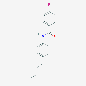 molecular formula C17H18FNO B253027 N-(4-butylphenyl)-4-fluorobenzamide 