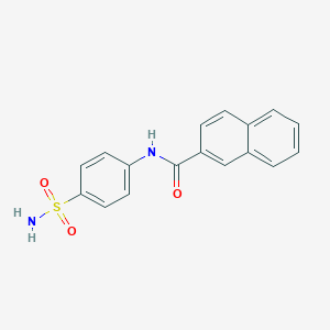 molecular formula C17H14N2O3S B253028 N-(4-sulfamoylphenyl)naphthalene-2-carboxamide 