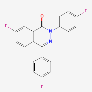 7-fluoro-2,4-bis(4-fluorophenyl)-1(2H)-phthalazinone