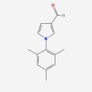 molecular formula C14H15NO B2530284 1-Mesityl-1H-pyrrole-3-carbaldehyde CAS No. 864547-98-8