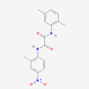 molecular formula C17H17N3O4 B2530307 N1-(2,5-dimethylphenyl)-N2-(2-methyl-4-nitrophenyl)oxalamide CAS No. 941895-84-7