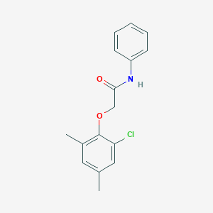 molecular formula C16H16ClNO2 B253033 2-(2-chloro-4,6-dimethylphenoxy)-N-phenylacetamide 