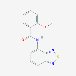 molecular formula C14H11N3O2S B253034 N-(2,1,3-benzothiadiazol-4-yl)-2-methoxybenzamide 