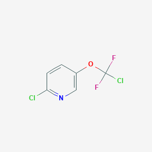 molecular formula C6H3Cl2F2NO B2530361 Pyridine, 2-chloro-5-(chlorodifluoromethoxy)- CAS No. 1286776-73-5