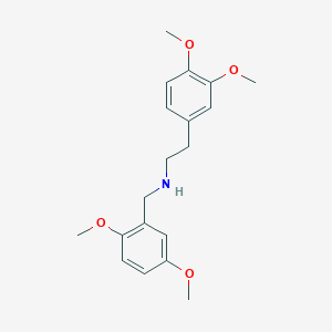 molecular formula C19H25NO4 B253040 N-(2,5-dimethoxybenzyl)-2-(3,4-dimethoxyphenyl)ethanamine 