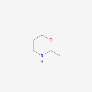 molecular formula C5H11NO B2530421 2-Methyl-1,3-oxazinane CAS No. 31951-98-1