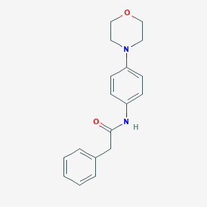 molecular formula C18H20N2O2 B253045 N-(4-morpholin-4-ylphenyl)-2-phenylacetamide 