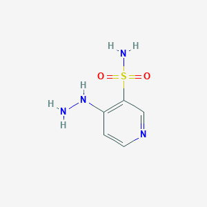 molecular formula C5H8N4O2S B2530455 4-肼基吡啶-3-磺酰胺 CAS No. 73742-76-4