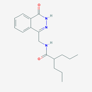 molecular formula C17H23N3O2 B2530486 N-[(4-oxo-3H-phthalazin-1-yl)methyl]-2-propylpentanamide CAS No. 899984-74-8
