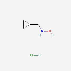 molecular formula C4H10ClNO B2530502 环丙基甲基羟胺盐酸盐 CAS No. 2580207-03-8