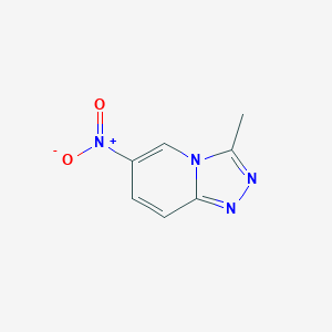 molecular formula C7H6N4O2 B2530530 3-Methyl-6-nitro-[1,2,4]triazolo[4,3-a]pyridine CAS No. 1715119-46-2