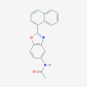 molecular formula C19H14N2O2 B253054 N-[2-(naphthalen-1-yl)-1,3-benzoxazol-5-yl]acetamide 