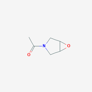 molecular formula C6H9NO2 B2530554 1-乙酰基-3,4-环氧吡咯烷 CAS No. 31865-21-1