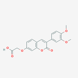 molecular formula C19H16O7 B2530569 {[3-(3,4-dimethoxyphenyl)-2-oxo-2H-chromen-7-yl]oxy}acetic acid CAS No. 887871-24-1