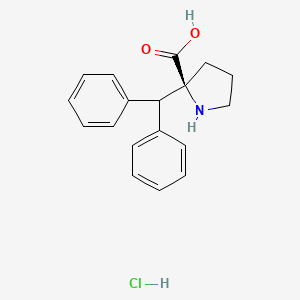 (S)-alpha-benzhydryl-proline-HCl
