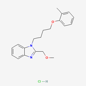 2-(methoxymethyl)-1-[4-(2-methylphenoxy)butyl]-1H-1,3-benzodiazole hydrochloride