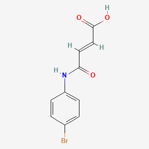 molecular formula C10H8BrNO3 B2530657 3-(N-(4-Bromophenyl)carbamoyl)prop-2-enoic acid CAS No. 36847-86-6; 843664-90-4