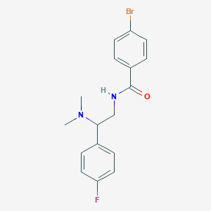 4-bromo-N-(2-(dimethylamino)-2-(4-fluorophenyl)ethyl)benzamide