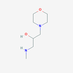 molecular formula C8H18N2O2 B2530688 1-(Methylamino)-3-(morpholin-4-yl)propan-2-ol CAS No. 186343-38-4